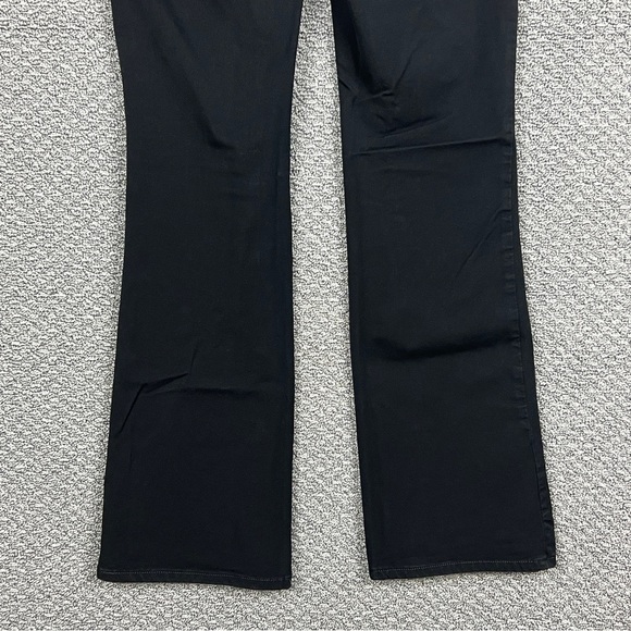 White House Black Market Jeans Skinny Flare Women's 6R Black Mid Rise Stretch - Picture 11 of 14